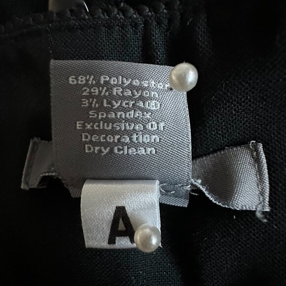 Ann Taylor Women's  Sz. Black/Charcoal  Straight Leg Dress Capri/Ankle Pants - Picture 15 of 15